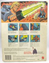 Masters of the Universe - Laser Power He-Man / Musclor Glaive Suprême (carte Europe)