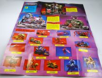 Masters of the Universe - Mattel USA 1984 promotional poster check-list