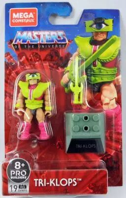Masters of the Universe - Mega Construx - Tri-Klops \ mini comics colors