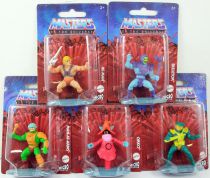 Masters of the Universe - Micro Collection Set of 5 figures : He-Man, Skeletor, Orko, Mer-Man, Man-At-Arms