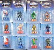 Masters of the Universe - Set complet des 12 Figurines Tampons Encreurs Mattel serie 1