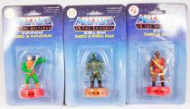 Masters of the Universe - Set complet des 12 Figurines Tampons Encreurs Mattel serie 1