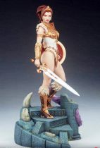 Masters of the Universe - Sideshow Collectibles Twitterhead - Teela - 18\  resin statue