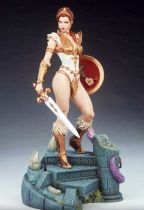 Masters of the Universe - Sideshow Collectibles Twitterhead - Teela - 18\  resin statue