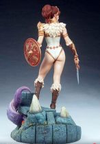 Masters of the Universe - Sideshow Collectibles Twitterhead - Teela - 18\  resin statue