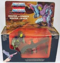 Masters of the Universe - Skeletor & Screeech / Glator \'\'gift-set\'\' (boite Europe)