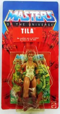 Masters of the Universe - Teela / Tila (carte Europe Unilogo avec sticker rouge fran�ais)