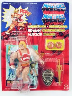 Masters of the Universe - Thunder Punch He-Man (Euro card)