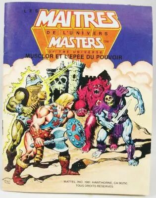 Masters of the Universe Mini-comic - He-Man and the Power Sword (fran�ais)