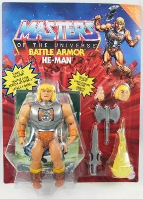 Figurine Masters Of The Universe Origins - Battle Armor He-Man (Musclor) - NEUF