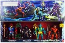 Masters of the Universe Origins - Battle For Subternia : Avion Warrior, Primal Captain, Aquatican Mer-Warrior, Sepult-Ro Discipl