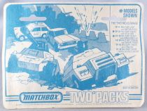 Matchbox  Two Packs TP-14 Military Tanker and Radar Truck Mint on Card