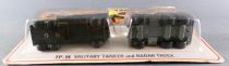 Matchbox  Two Packs TP-14 Military Tanker and Radar Truck Mint on Card