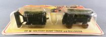 Matchbox  Two Packs TP-16 Military Dump Truck and Bulldozer Mint on Card