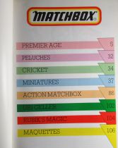 Matchbox Catalogue Professionnel 1987 & Tarifs Pro