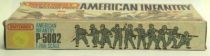 Matchbox figures 76° WW2 American Infantry loose with box