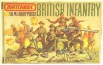 Matchbox figures 76° WW2 British Infantry mint in box