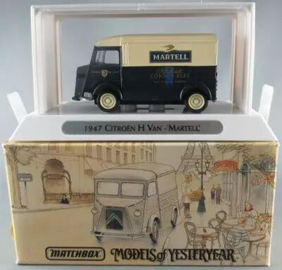 1947 Citroën H Van - Martell Matchbox MoY YTF2 1947 Citroën Type H Van Martell Mint in Box