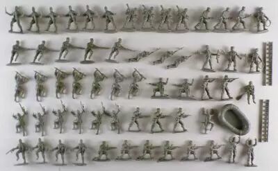 Matchbox P-5006 - Figurines 1/76 - WW2 Anglais Commandos 62 Pi�ces sans Boite
