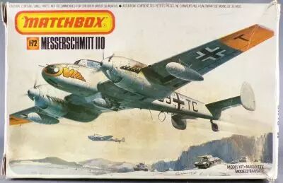 Matchbox PK-115 - Messerschmitt 110 WW2  German Aircraft 1:72 Mint in Box