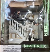 Matrix Reloaded -  The Chateau Scene : Neo vs. Agent (neuf en boite) - McFarlane 