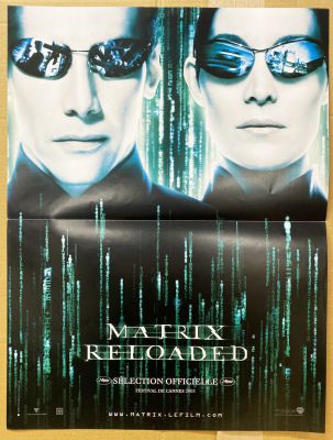 Matrix Reloaded (Sélection Officielle Festival Canne) - Movie Poster  40x60cm - Warner Bros. 2003