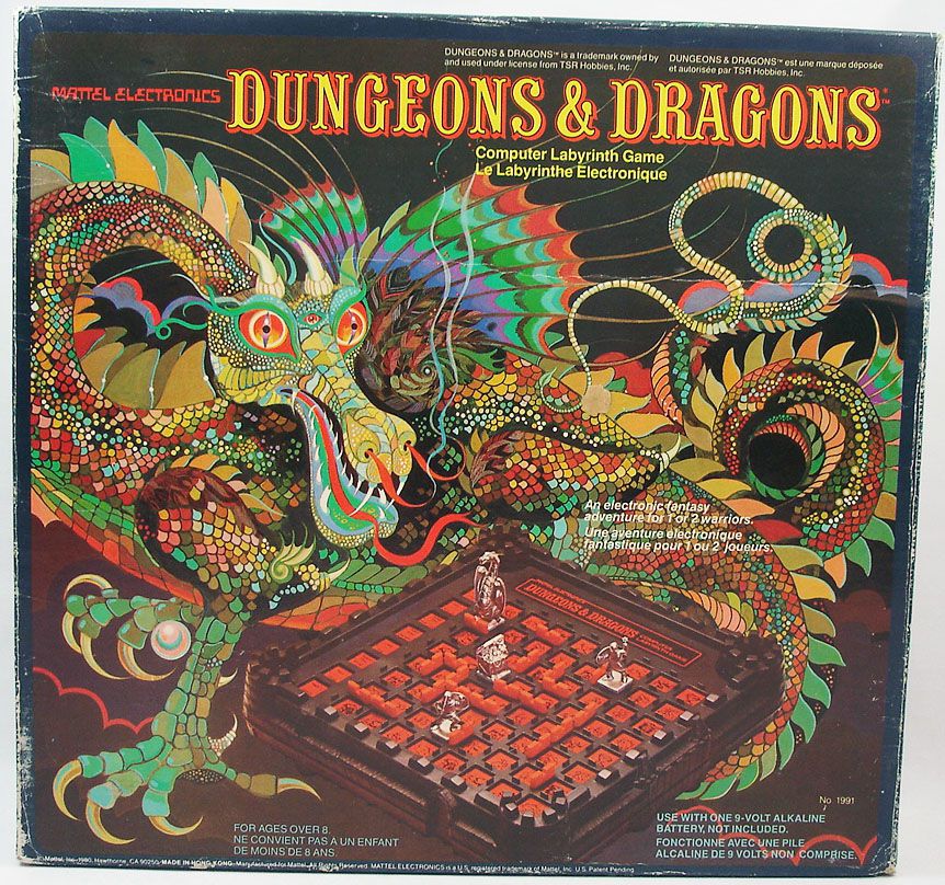 mattel electronics dungeons & dragons