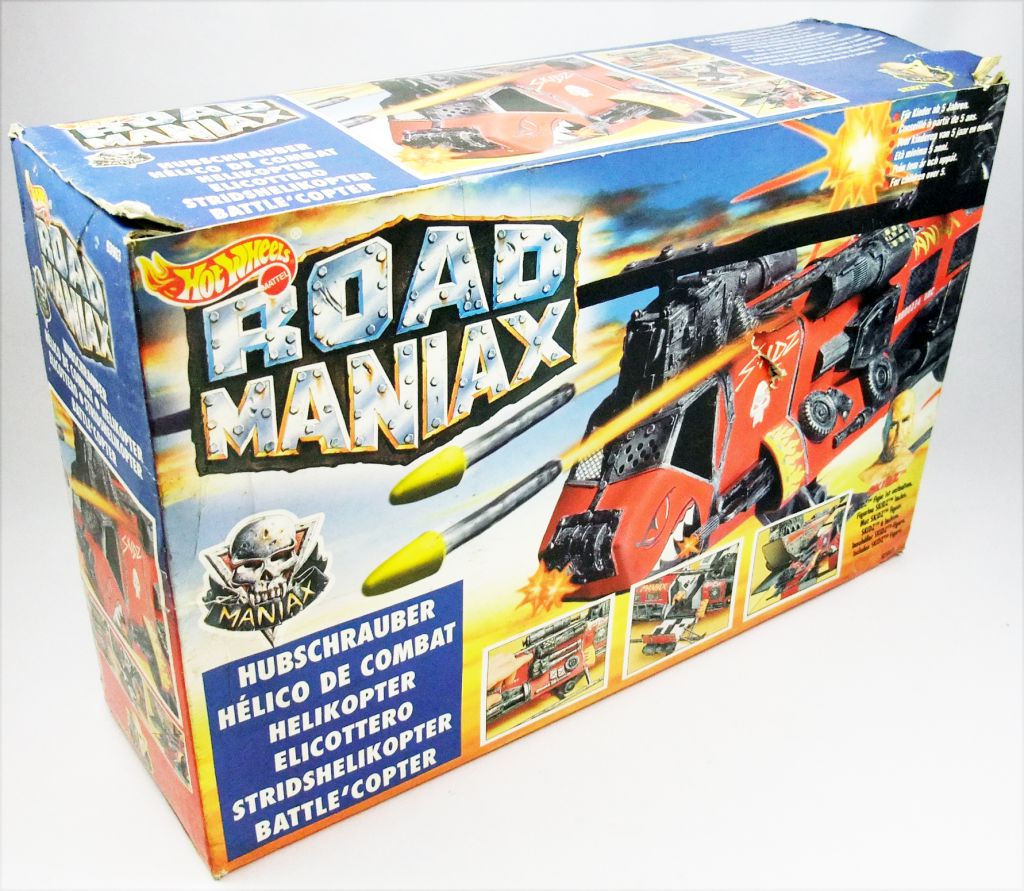 Mattel Hot Wheels Road Maniax(1995) - Battle Copter & Skidz (ref