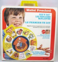 Mattel Preschool 1979 - Horloge Parlante See\'n Say Le fermier te dit