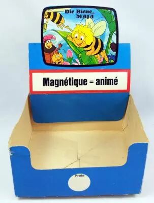Maya l\'abeille - Boite pr�sentoir Maya magn�tique - Magneto 1977 (occasion)