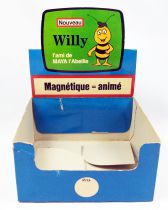 Maya l\'abeille - Boite présentoir Willy magnétique - Magneto 1977 (occasion)