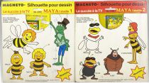 Maya l\'abeille - Silhouette pour Dessin n°1 & 2  - Magneto Ref.2265 & Ref.2266 (1978) 