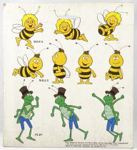 Maya l\'abeille - Silhouette pour Dessin n°1 & 2  - Magneto Ref.2265 & Ref.2266 (1978) 