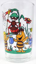 Maya l\'abeille - Verre à moutarde - Maya, Willi, Paul la fourmi et Igor le perce-oreille 