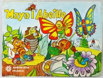 Maya the Bee - Americana France 1978 Stickers collector book (blank) 