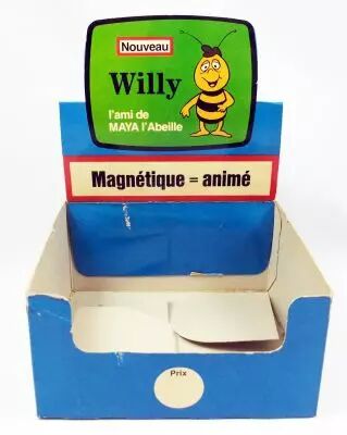 Maya the Bee - Display box for Magnetic Willy - Magneto 1977 (loose)