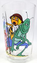 Maya the Bee - Mustard glass - Maya, Willi & Flip in the attack