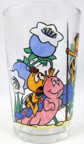 Maya the Bee - Mustard glass - Maya, Willi & Flip in the attack