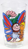 Maya the Bee - Mustard glass - Maya, Willi, Max & Butterfly