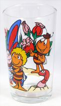 Maya the Bee - Mustard glass - Maya, Willi, Max & Butterfly