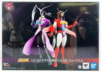 Mazinger Z - Bandai Soul of Chogokin GX-114 Janus & GX12R Venus-A