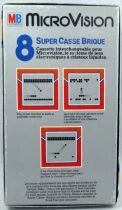 MB Electronics - MicroVision - Cassette n&deg;8 Super Casse Brique