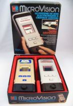 MB Electronics - MicroVision Handheld Game Console (2 versions) with 6 cartridges