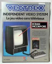MB Electronics (1983) - Vectrex Video System + 6 Games (Loose w/French Box)