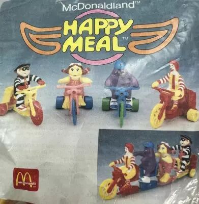 McDonaldland - McDonald Happy Meal (1990) - Set de 4 figurines (neuves)