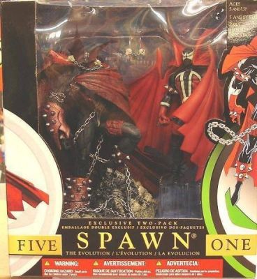 SPAWN EXCLUSIVE TWO PACK スポーン　エボリューション McFarlane Toys Spawn Series 17 5/1 The Evolution Two Pack