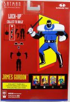McFarlane Toys - Batman The Animated Series - James Gordon \ tan coat\  (with Lock-Up Collect-to-Build)
