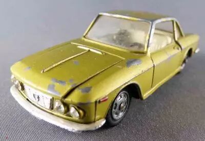 Mebetoys A-11 Lancia Fulvia Coupé Verte - 1/43 - Miniature Moulée Sous Pression (sans Boîte)