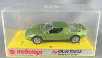 Mebetoys Mattel 8554 Gran Toros Maserati Bora Vert Métallisé Neuve Boite 2