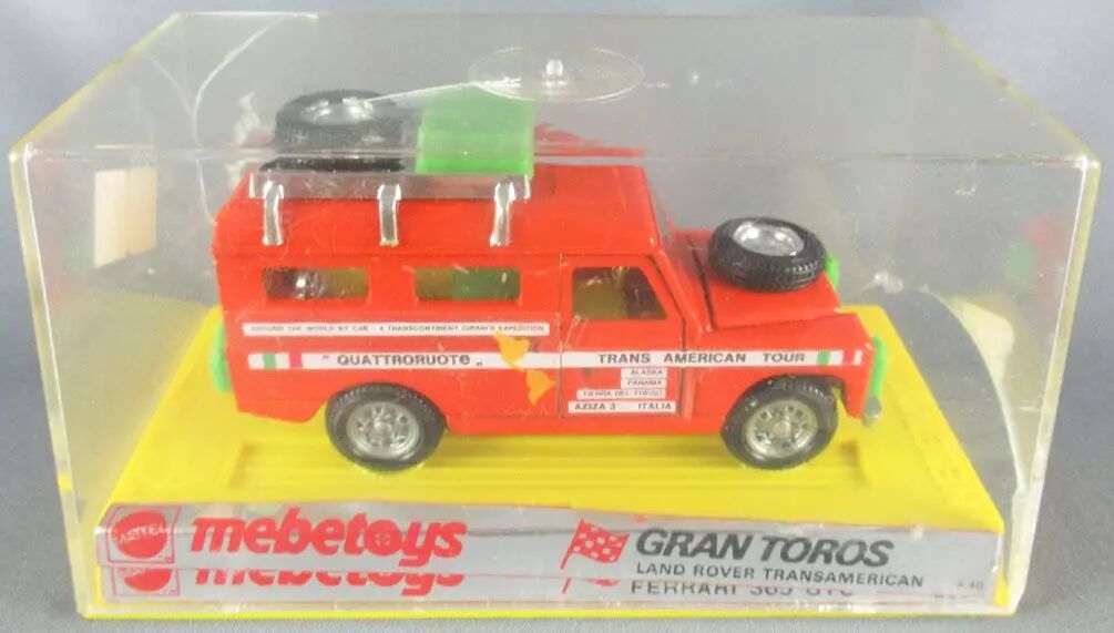 Mebetoys Mattel A40 Gran Toros Land Rover Rallye Transamerican Neuve